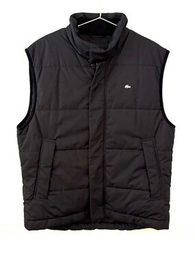 LACOSTE Puffer Vest Down Filled France 56/7, Black
